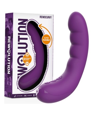 REWOLUTION - REWOCURVY VIBRATEUR FLEXIBLE RECHARGEABLE