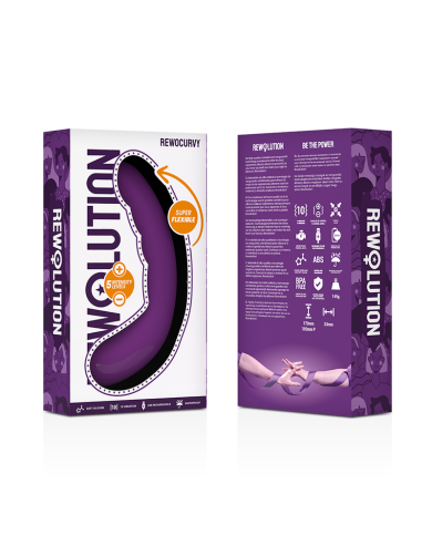 REWOLUTION - REWOCURVY VIBRATEUR FLEXIBLE RECHARGEABLE