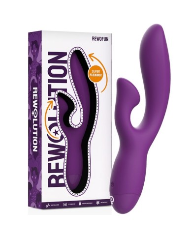 REWOLUTION - REWOFUN VIBRATEUR FLEXIBLE AVEC LAPIN