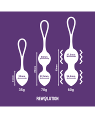 REWOLUTION - REWOBEADS BALLES VIBRANTES TÉLÉCOMMANDE AVEC TECHNOLOGIE WATCHME