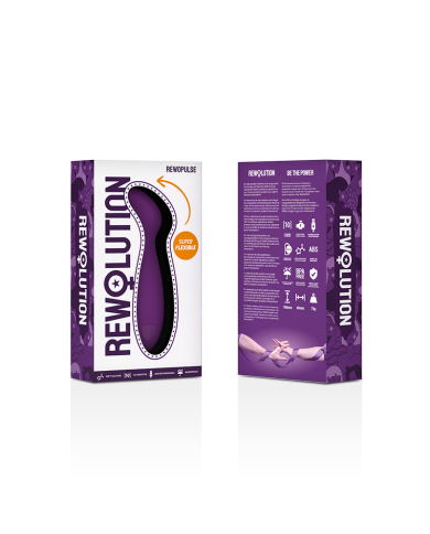 REWOLUTION - REWOPULSE VIBRATEUR FLEXIBLE STIMULATEUR DE POINT G