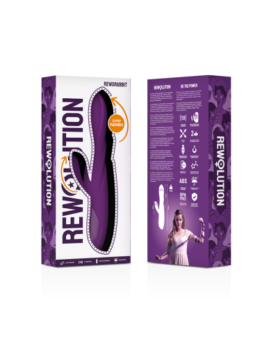 REWOLUTION - REWORABBIT VIBRATEUR FLEXIBLE AVEC LAPIN