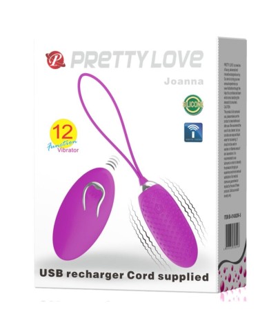 PRETTY LOVE - JOANNA OEUF VIBRANT TÉLÉCOMMANDE 12 MODES