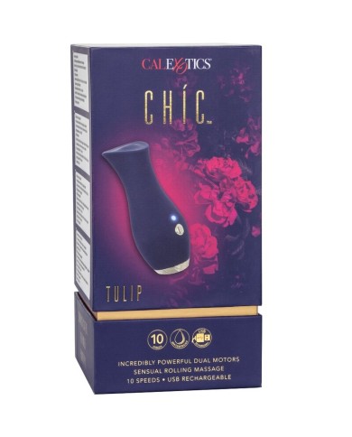 CALEXOTICS - MASSEUR CHIC TULIPE BLEU