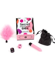 SECRET PLAY - COFFRET DE PLAISIRS POUR COUPLES : DÉS + BALLE VIBRANTE + STYLO À PLUME