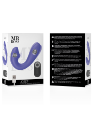 MR BOSS - JOSEF TÉLÉCOMMANDE PULSATION & VIBRATION POUR COUPLES