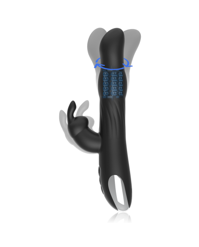 BRILLY GLAM - MOEBIUS VIBROMASSEUR RABBIT ET ROTATIF + TÉLÉCOMMANDE WATCHME