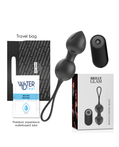 BRILLY GLAM - PERLES DE KEGEL VIBRANTES TÉLÉCOMMANDE