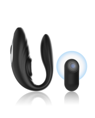 BRILLY GLAM- COUPLE TÉLÉCOMMANDE À IMPULSIONS ET VIBRANTES