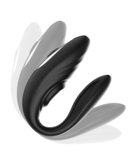 BRILLY GLAM- COUPLE TÉLÉCOMMANDE À IMPULSIONS ET VIBRANTES
