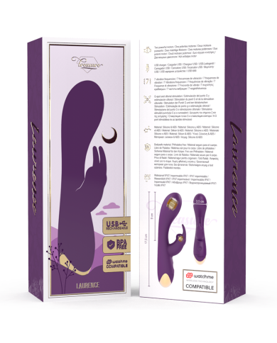 TREASURE - LAURENCE VIBROMASSEUR RABBIT + TÉLÉCOMMANDE WATCHME