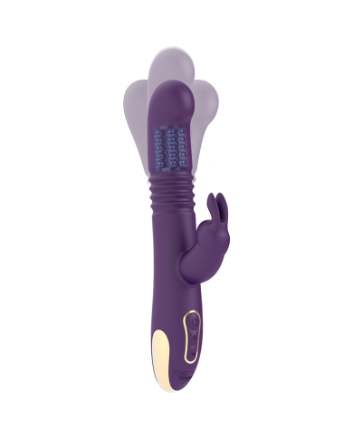 TREASURE - BASTIAN VIBROMASSEUR RABBIT UP & DOWN ROTATIF ET VIBRANT + TÉLÉCOMMANDE WATCHME