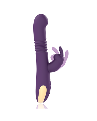 TREASURE - BASTIAN VIBROMASSEUR RABBIT UP & DOWN ROTATIF ET VIBRANT + TÉLÉCOMMANDE WATCHME