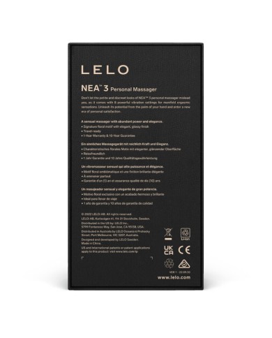LELO - NEA 3 MASSEUR PERSONNEL NOIR