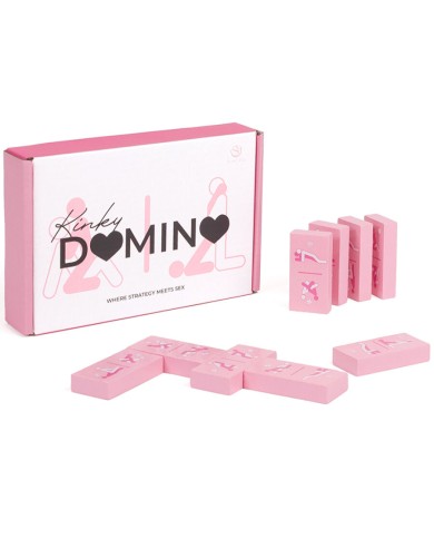 SECRETPLAY - JEU DE DOMINOS EN BOIS KINKY