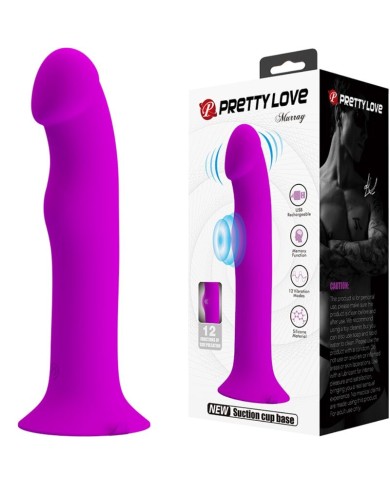 PRETTY LOVE - VIBRATEUR MURRAY ET STIMULATEUR DE POINT G VIOLET