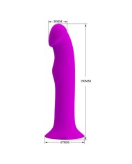 PRETTY LOVE - VIBRATEUR MURRAY ET STIMULATEUR DE POINT G VIOLET