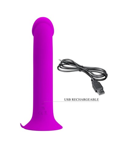 PRETTY LOVE - VIBRATEUR MURRAY ET STIMULATEUR DE POINT G VIOLET