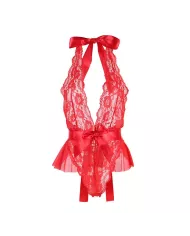 SUBBLIME - 953980 BODY SEXY A VOLANTS + CEINTURE ROUGE L/XL SUBBLIME - 953980 BODY SEXY A VOLANTS + CEINTURE ROUGE L/XL