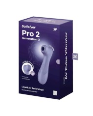 SATISFYER - PRO 2 GÉNÉRATION 3 TECHNOLOGIE AIR LIQUIDE VIN ROUGE