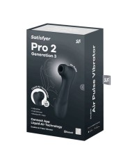 SATISFYER - PRO 2 GENERACIÓN 3 VIN ROUGE BLUETOOTH ET APPLICATION