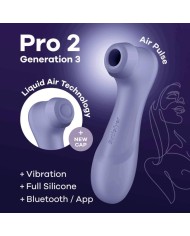 SATISFYER - PRO 2 GENERACIÓN 3 VIN ROUGE BLUETOOTH ET APPLICATION