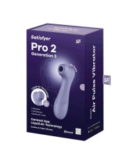 SATISFYER - PRO 2 GENERACIÓN 3 VIN ROUGE BLUETOOTH ET APPLICATION