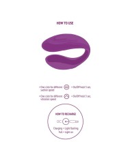 XOCOON - VIBRATEUR BOUND LOVE COUPLES VIOLET