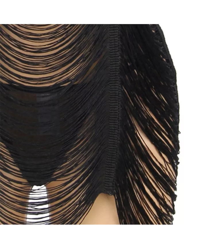 SUBBLIME - 954239 ROBE À BRETELLES + STRING NOIR L/XL