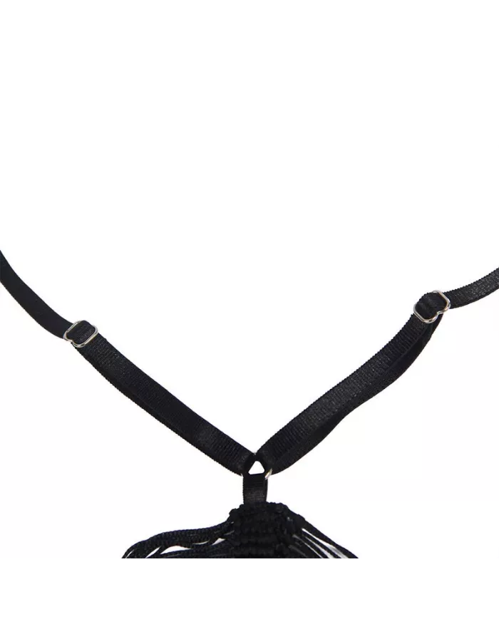 SUBBLIME - 954239 ROBE À BRETELLES + STRING NOIR L/XL