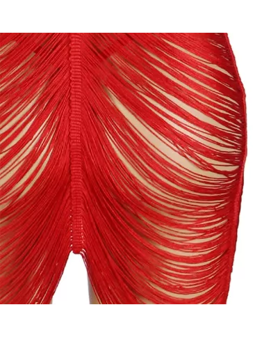 SUBBLIME - 954253 ROBE À BRETELLES + STRING ROUGE L/XL