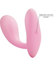 PRETTY LOVE - BAIRD APPLICATION G-SPOT 12 VIBRATIONS RECHARGEABLE ROSE