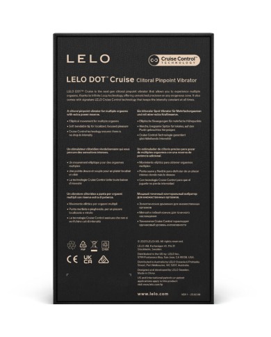 LELO - STIMULATEUR DE CLITORIS DOT CRUISE JAUNE