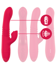 INTENSE - VIBRATEUR UP & DOWN RECHARGEABLE MULTIFONCTION DUA AVEC LANGUE ROUGE