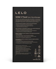 LELO - MASSEUR DE CLITORIS SONIQUE DE VOYAGE SONA 2 ROSE