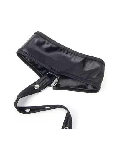 SUBBLIME - 954406 ROBE BONDAGE EN CUIR NOIR S/M