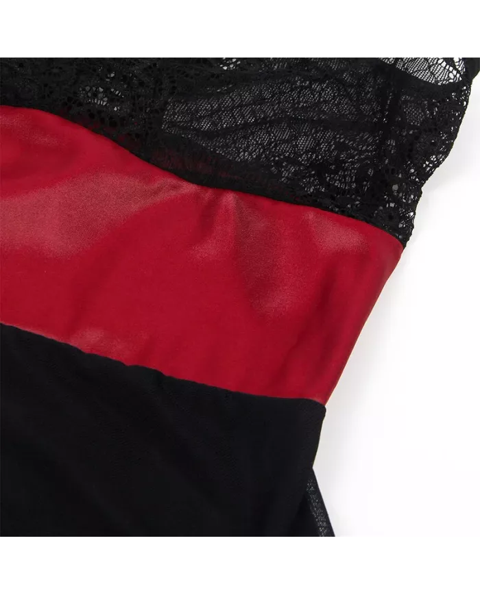 SUBBLIME - 954420 ROBE BONDAGE EN DENTELLE NOIRE S/M SUBBLIME - 954420 ROBE BONDAGE EN DENTELLE NOIRE S/M