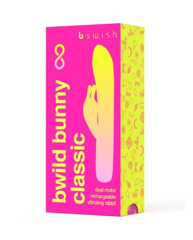 B SWISH - VIBRATEUR RECHARGEABLE CLASSIQUE BWILD BUNNY INFINITE SILICONE ROSE
