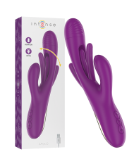 INTENSE - APOLO VIBRATEUR MULTIFONCTION RECHARGEABLE 7 VIBRATIONS AVEC LANGUE OSCILLANTE VIOLET