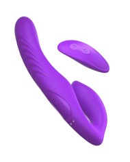 FANTASY FOR HER - VIBRATEUR DOUBLE PÉNÉTRATION TÉLÉCOMMANDE 9 NIVEAUX VIOLETS