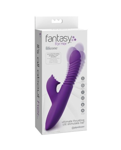 FANTASY FOR HER - STIMULATEUR DE CLITORIS AVEC OSCILLATION THERMIQUE ET FONCTION DE VIBRATION VIOLET