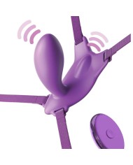 FANTASY FOR HER - HARNAIS PAPILLON G-SPOT AVEC VIBRATEUR, RECHARGEABLE ET TÉLÉCOMMANDE VIOLET