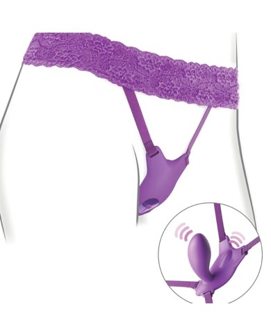 FANTASY FOR HER - HARNAIS PAPILLON G-SPOT AVEC VIBRATEUR, RECHARGEABLE ET TÉLÉCOMMANDE VIOLET