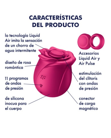 SATISFYER - AIR PULSE VIBRATEUR FLEUR CLASSIQUE PRO 2