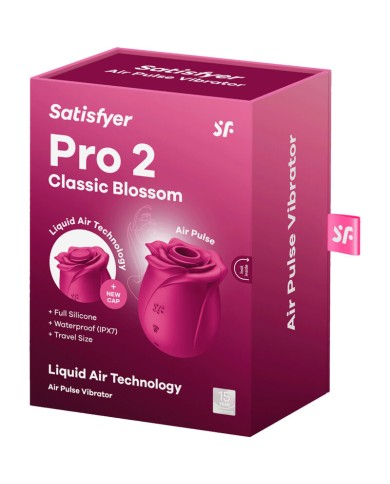 SATISFYER - AIR PULSE VIBRATEUR FLEUR CLASSIQUE PRO 2