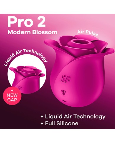 SATISFYER - AIR PULSE VIBRATEUR FLEUR MODERNE PRO 2