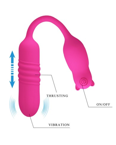 PRETTY LOVE - NOBIKUMA BALLE VIBRANTE EN SILICONE ROSE