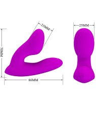 PRETTY LOVE - MASSEUR DE CLITORIS MELVIN AVEC TÉLÉCOMMANDE