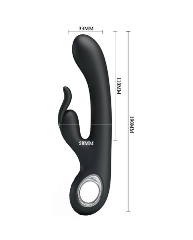 PRETTY LOVE - VIBRATEUR CARINA CLITORIS ET STIMULATEUR POINT G