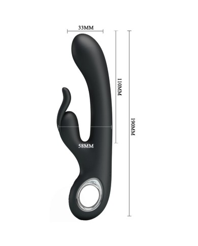 PRETTY LOVE - VIBRATEUR CARINA CLITORIS ET STIMULATEUR POINT G
